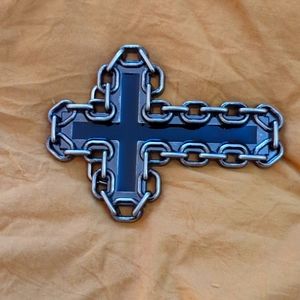 Chain Link Cross Belt Buckle